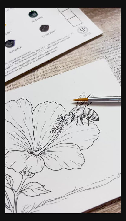 Mini Watercolor Kit: Sharon & the Bee