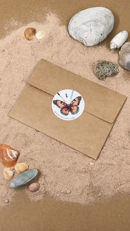 LIMITED EDITON Watercolor Card: Summer Shells